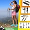 Wakeman Collapsible Walking Sticks - Set of 2 Foldable Trekking Poles for Hiking by Wakeman Black 75-CMP1119 - alternate 7